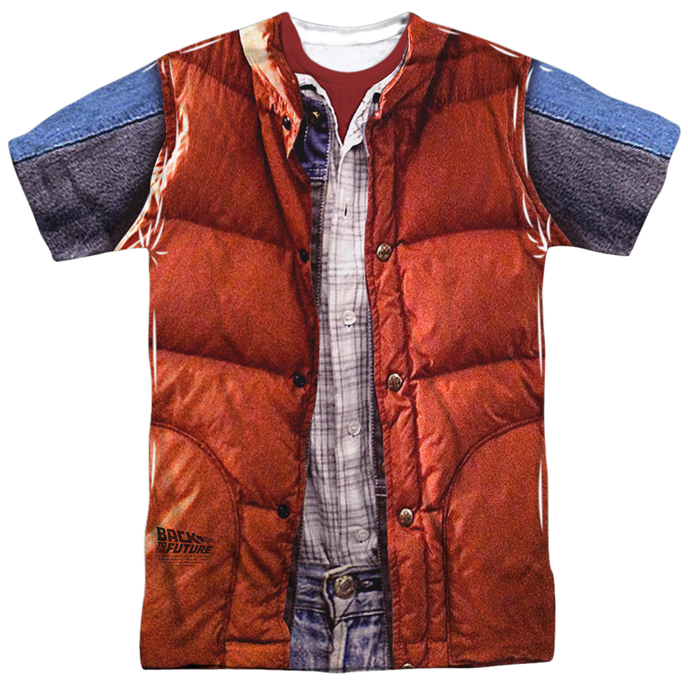 Back to the Future Trilogy Mcfly Vest - Men's All-Over Print T-Shirt