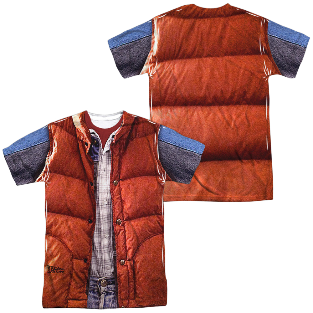 Back to the Future Trilogy Mcfly Vest - Men's All-Over Print T-Shirt Style001