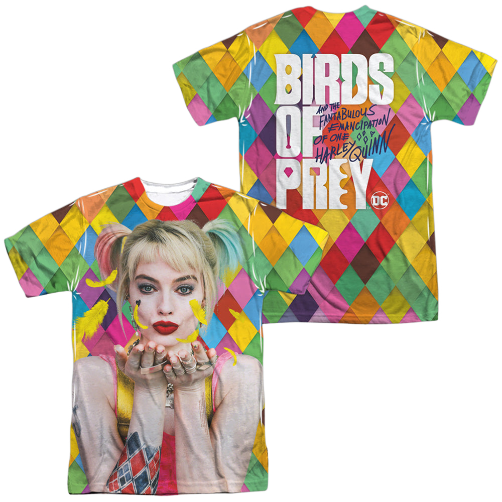 Birds of Prey Feathers (Front/Back Print) - Men's All-Over Print T-Shirt