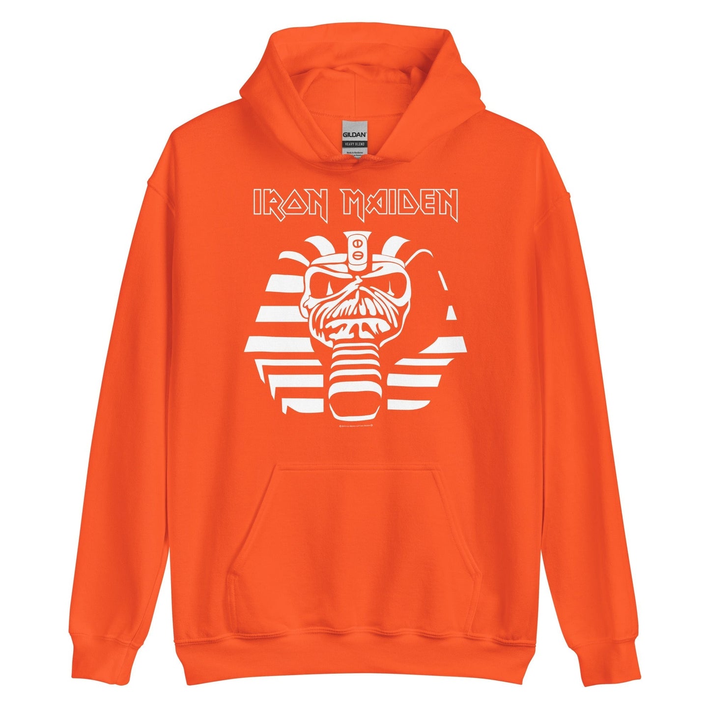 Iron Maiden Orange Powerslave Hoodie
