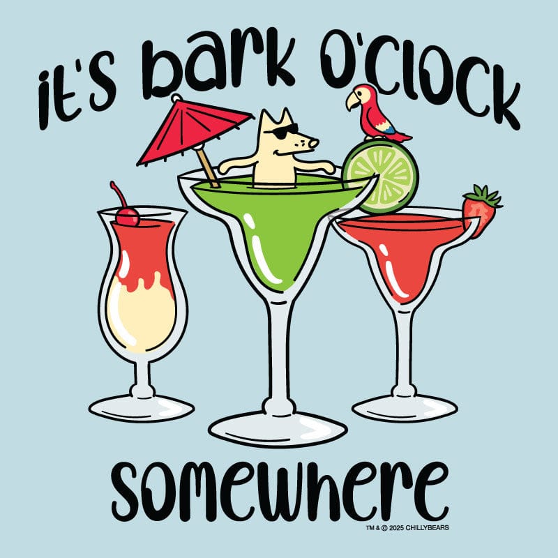 It's Bark O'Clock Somewhere - Lightweight Tee