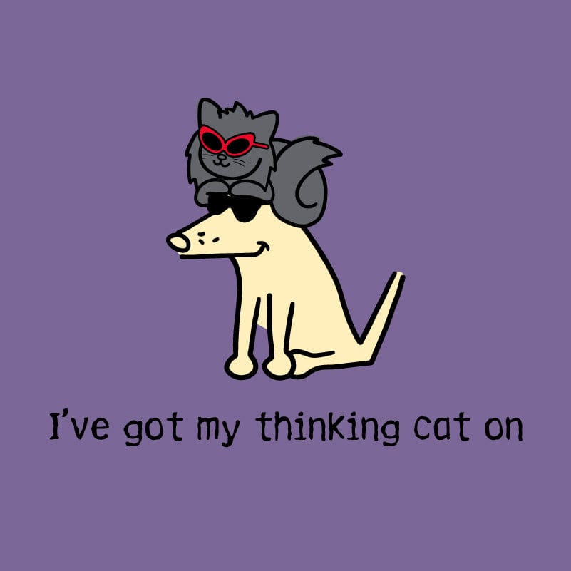 I've Got My Thinking Cat On - Lightweight Tee