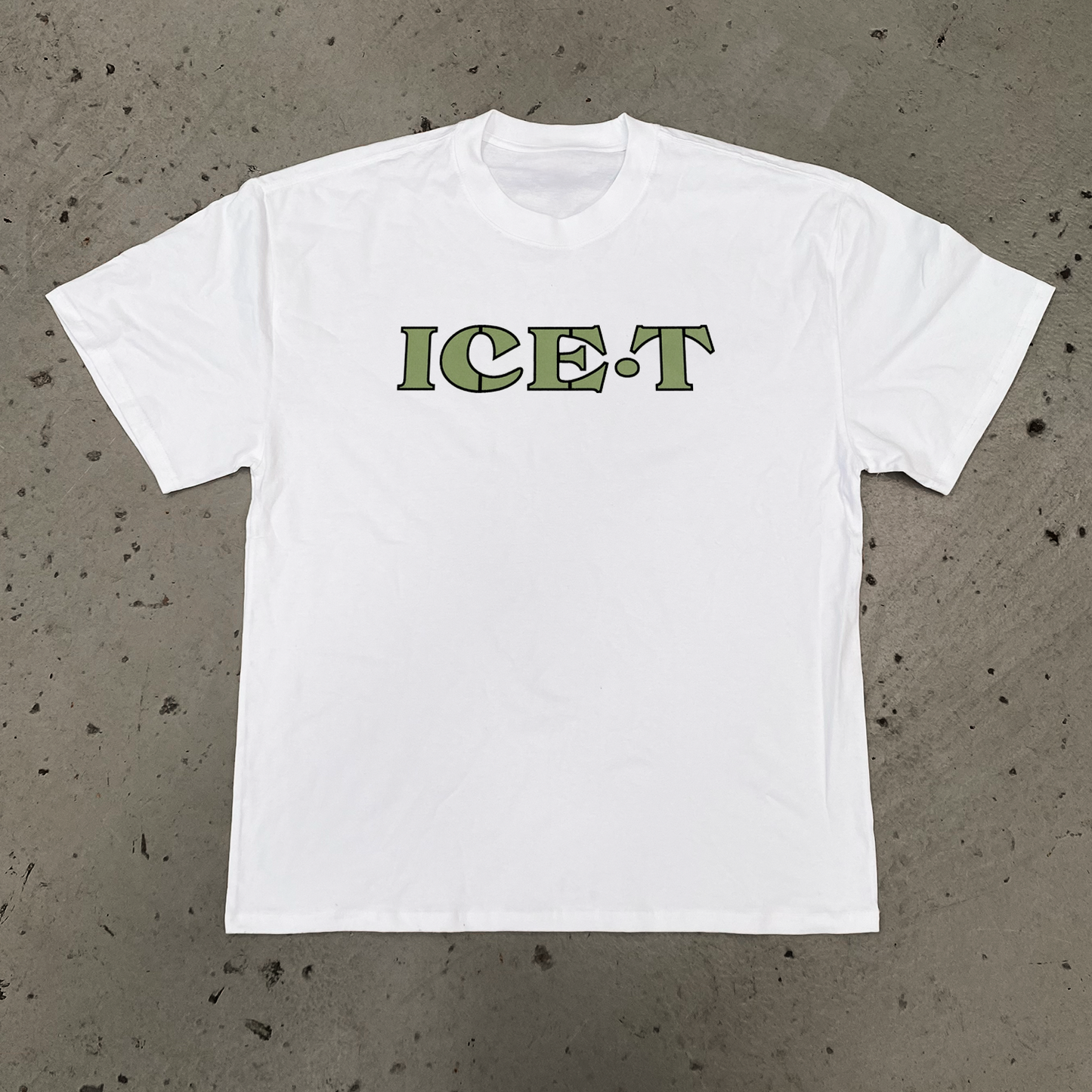 ICE-T 'NOW ON HOME VIDEO' 1991 HEAVY WHITE T-SHIRT