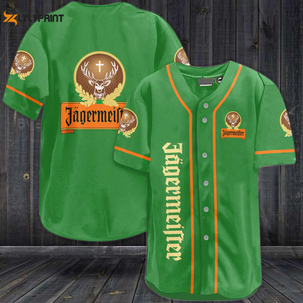 Jagermeister Whiskey Baseball Jersey - lylyprint.com