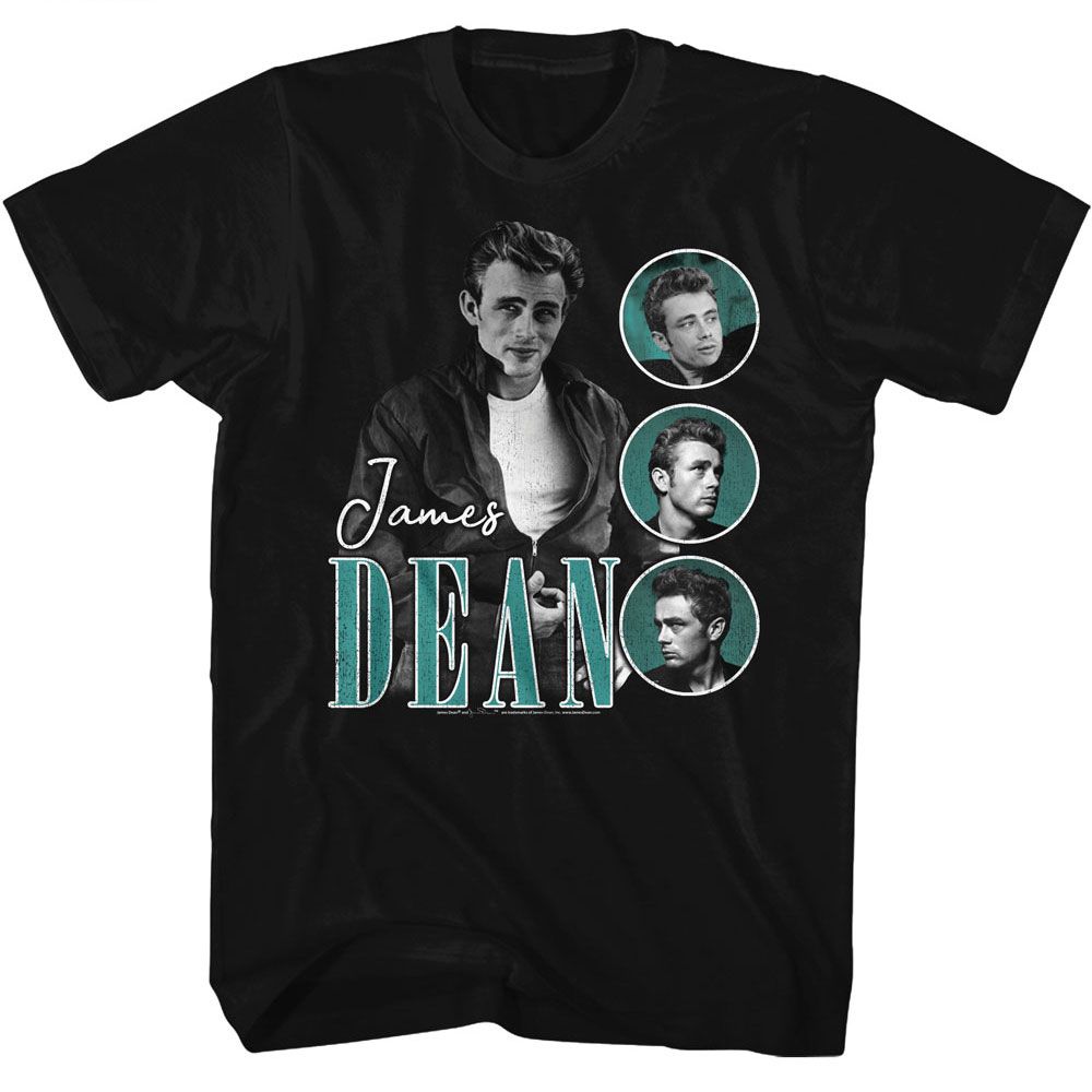 James Dean - Three Circles Teal Boyfriend Tee