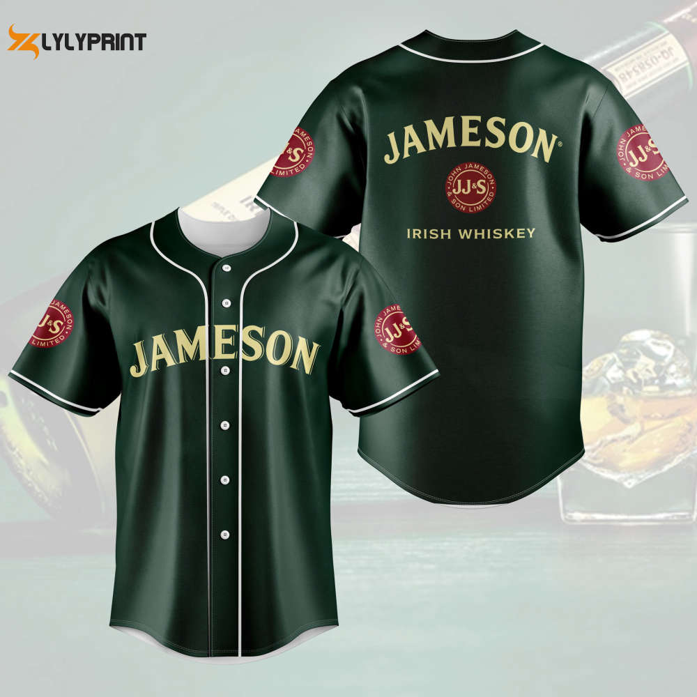 Jameson Irish Whisky Baseball Jersey - lylyprint.com