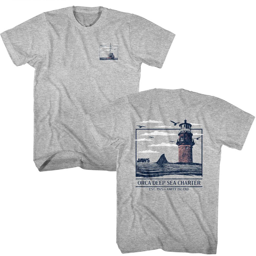 Jaws - Orca Deep Sea Charter Boyfriend Tee