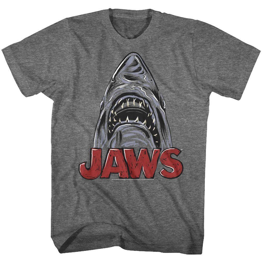 Jaws Sketchy Shark Boyfriend Tee