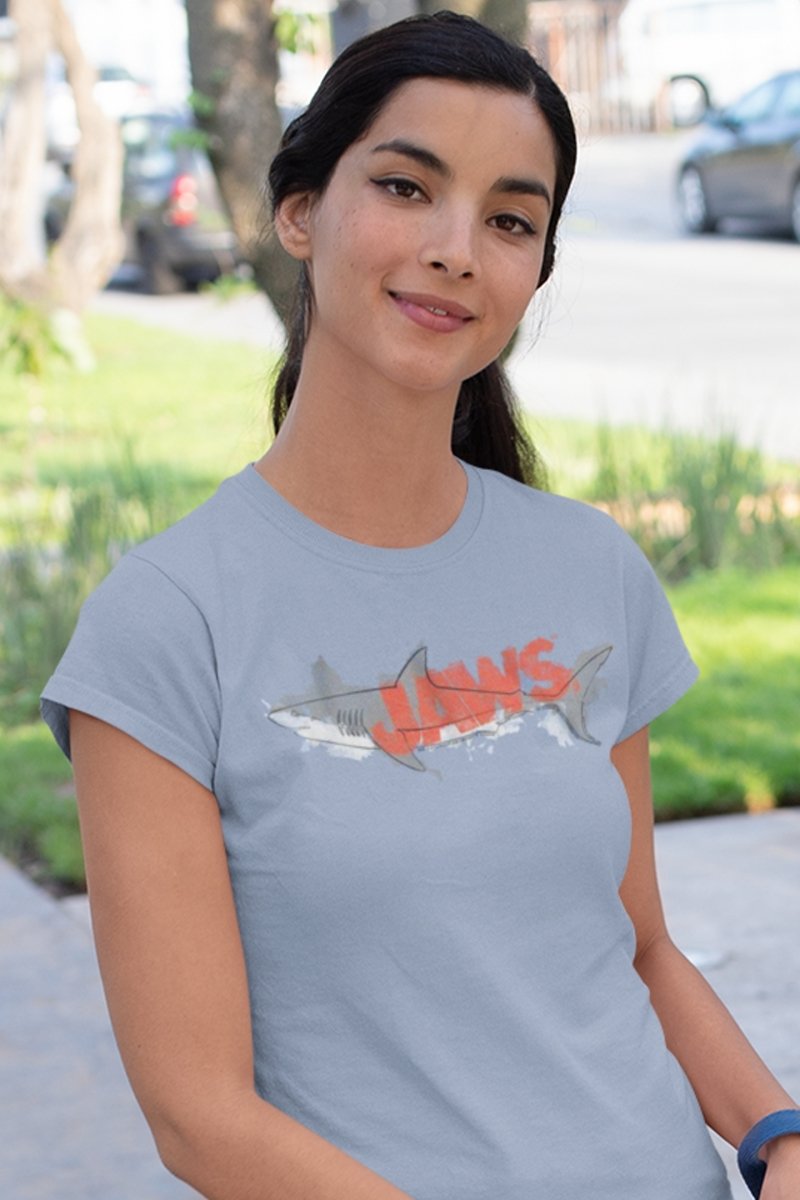 Jaws Watermark Boyfriend Tee