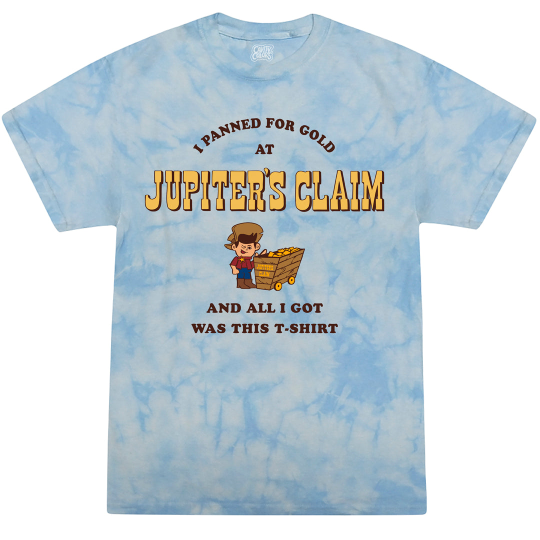 NOPE: PANNINÃ¢â‚¬â„¢ FOR GOLD AT JUPITERÃ¢â‚¬â„¢S CLAIM - T-SHIRT (BLUE SKY TIE DYE)