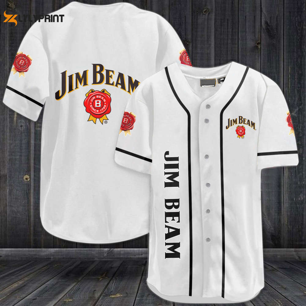 Jim Beam Whiskey Baseball Jersey - lylyprint.com