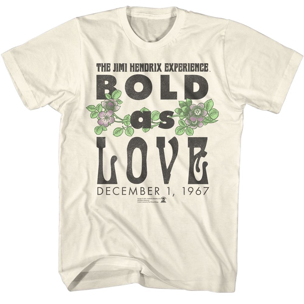 Jimi Hendrix - Bold As Love 67 Boyfriend Tee