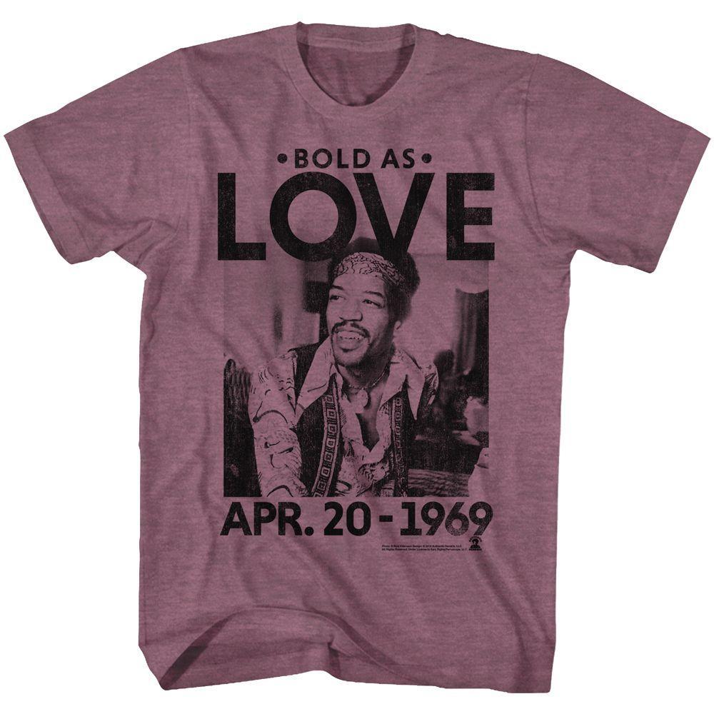 Jimi Hendrix Bold As Love Boyfriend Tee