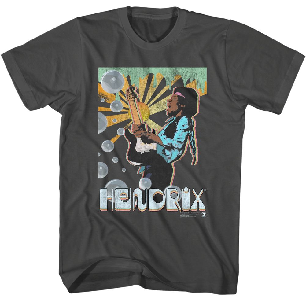 Jimi Hendrix - Bubbles Boyfriend Tee