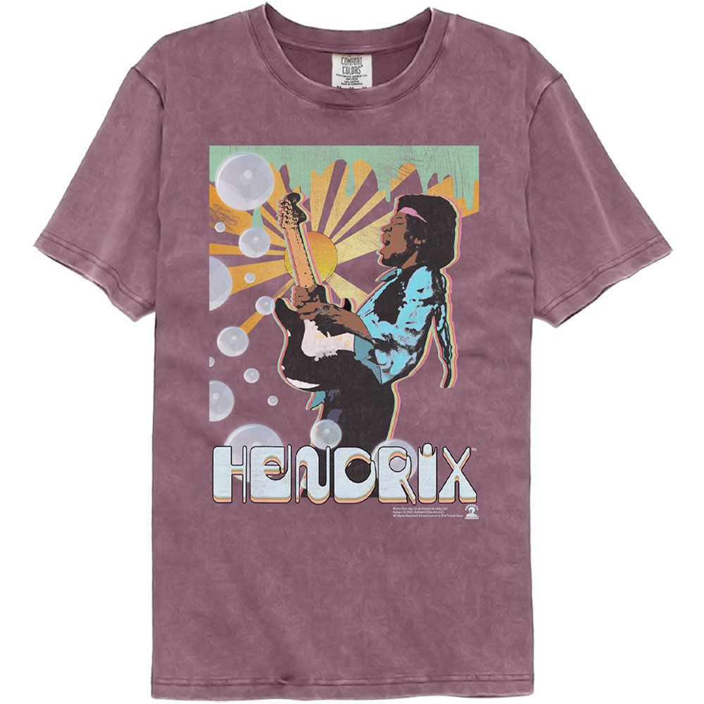 Jimi Hendrix - Bubbles Comfort Color T-Shirt