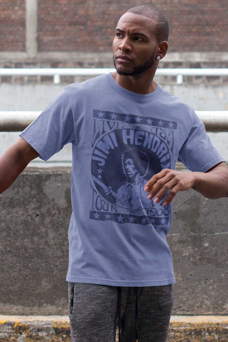 Jimi Hendrix Live Usa Tour 68 T-Shirt