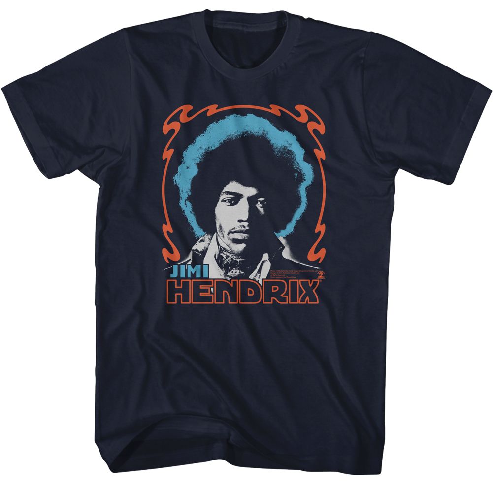 Jimi Hendrix - Tri Color Jimi Boyfriend Tee