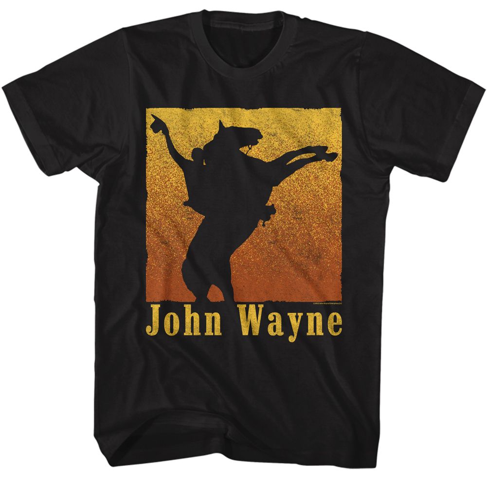 John Wayne Rearing Horse T-Shirt