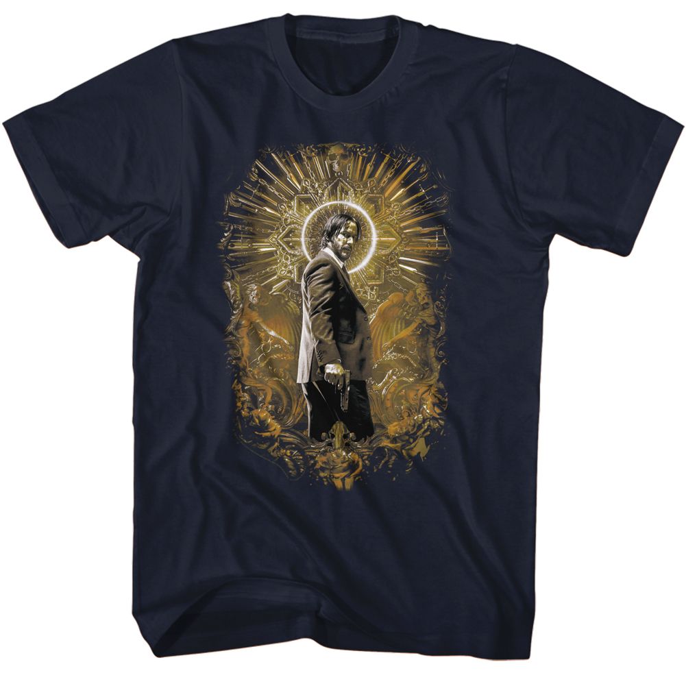 John Wick - Gold Halo Boyfriend Tee