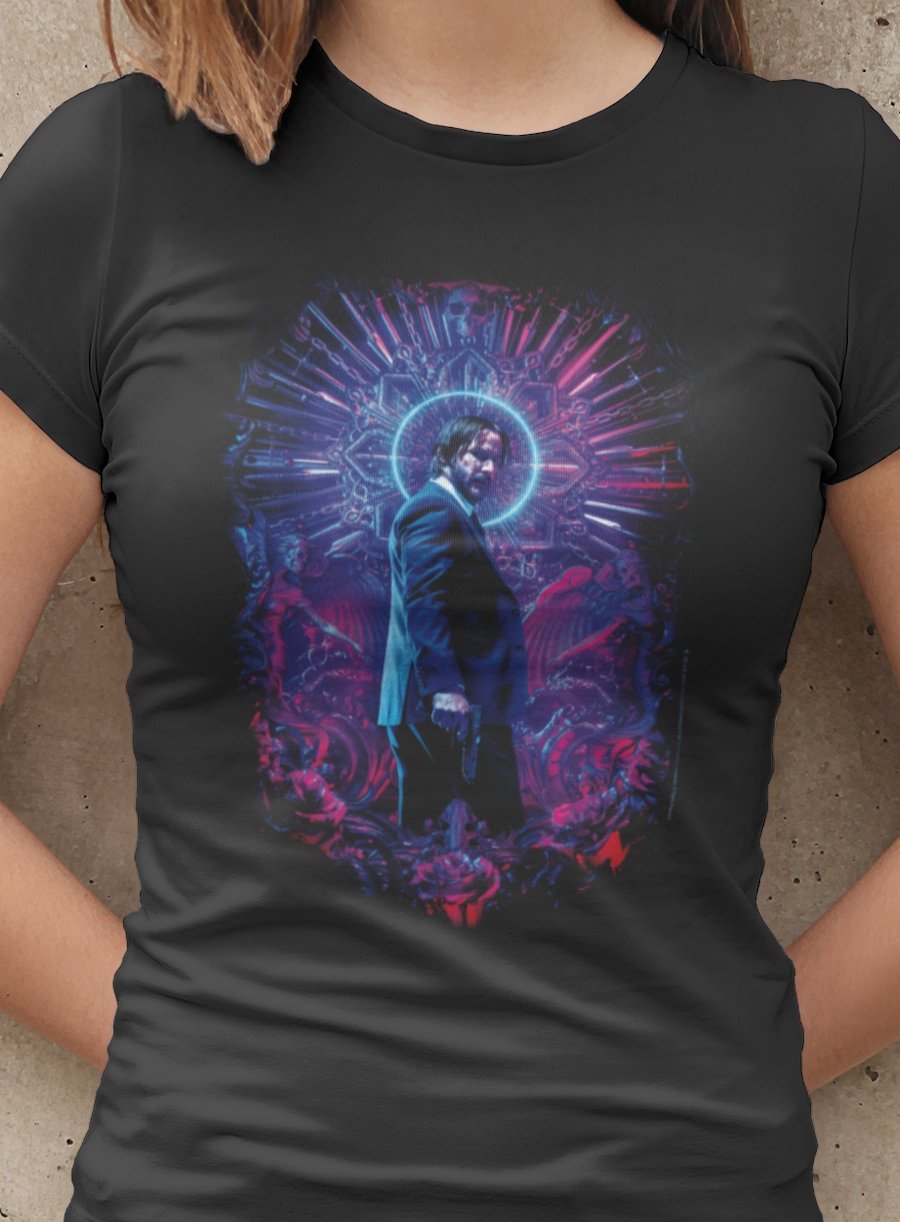 John Wick - Neon Halo Boyfriend Tee