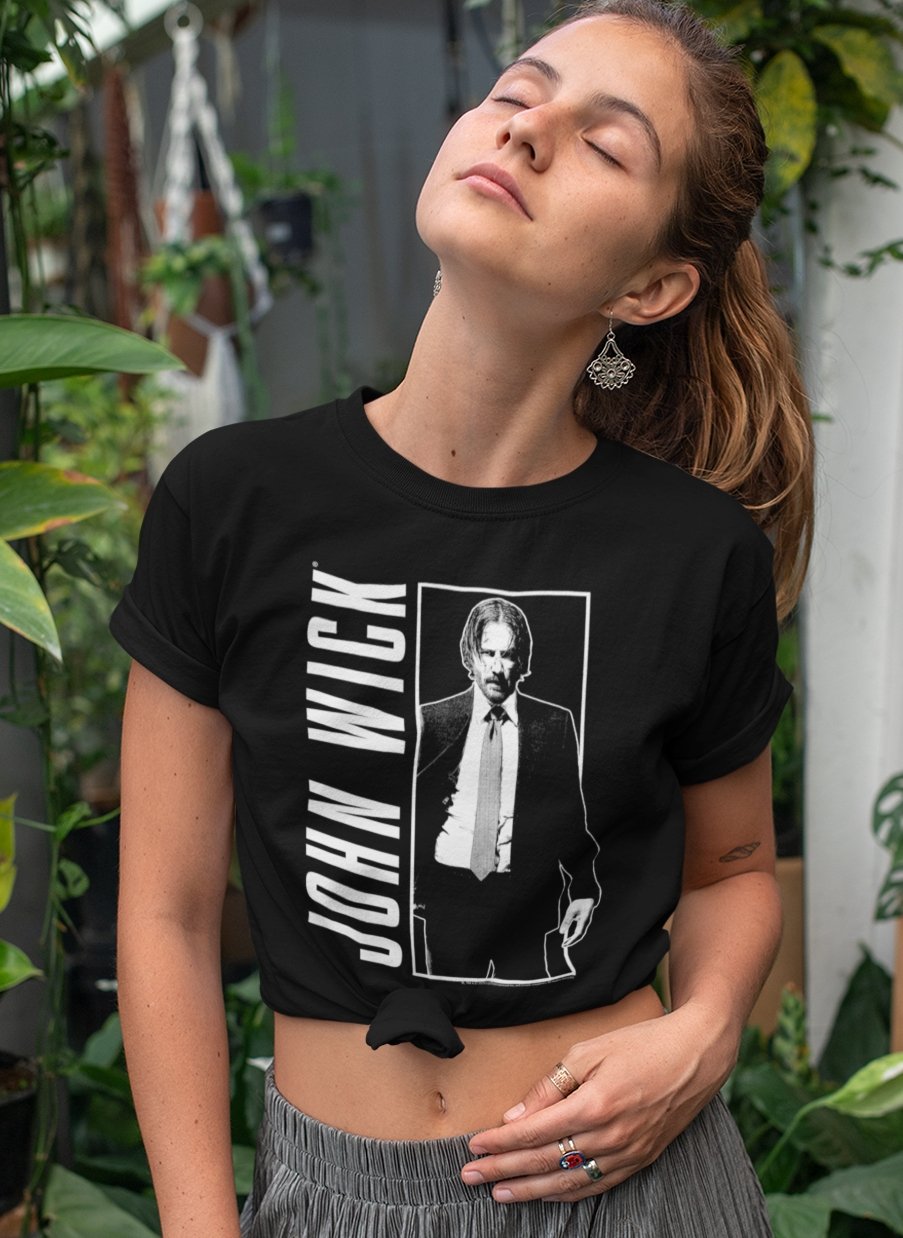 John Wick - Simple B&W Boyfriend Tee