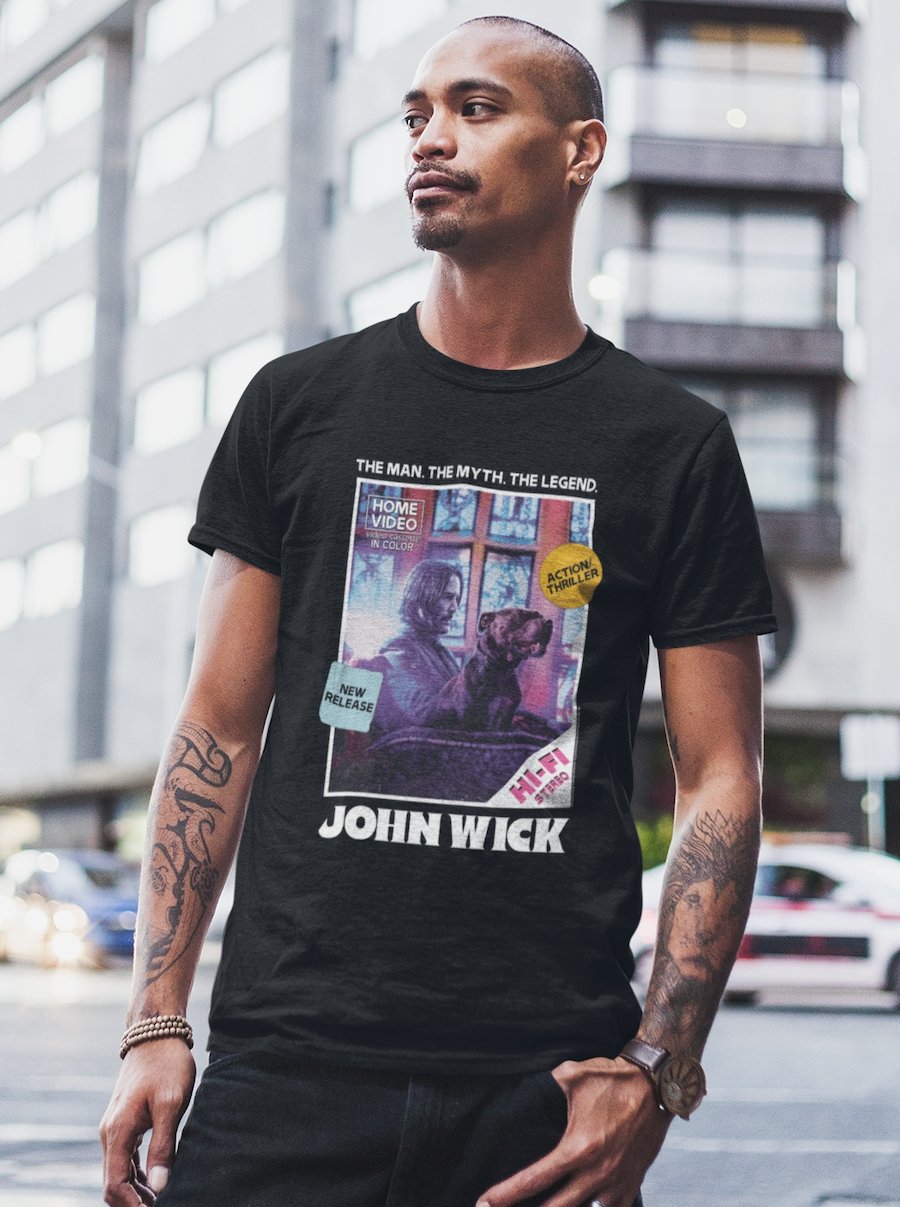 John Wick - VHS Cover T-Shirt