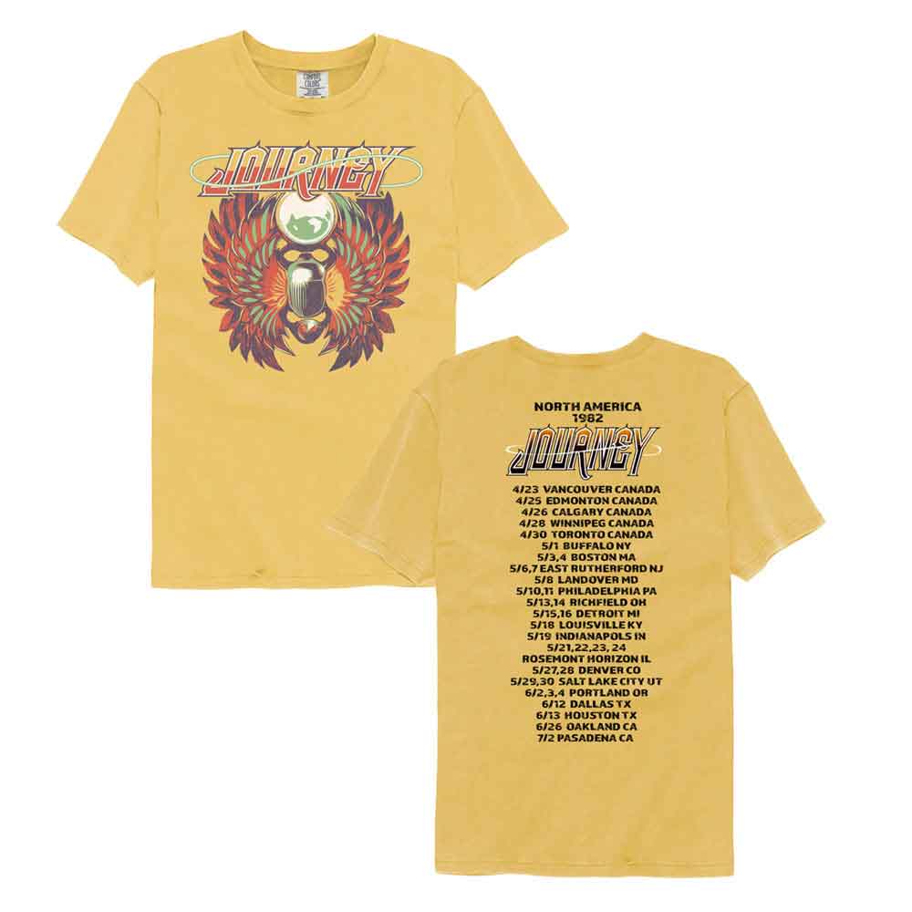 Journey - Segmented Colors Comfort Color T-Shirt Style001
