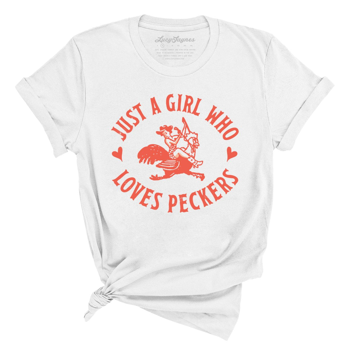 Just a Girl Who Loves Peckers Tee