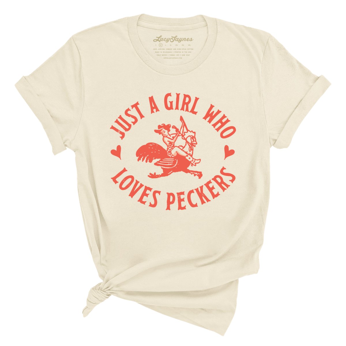 Just a Girl Who Loves Peckers Tee