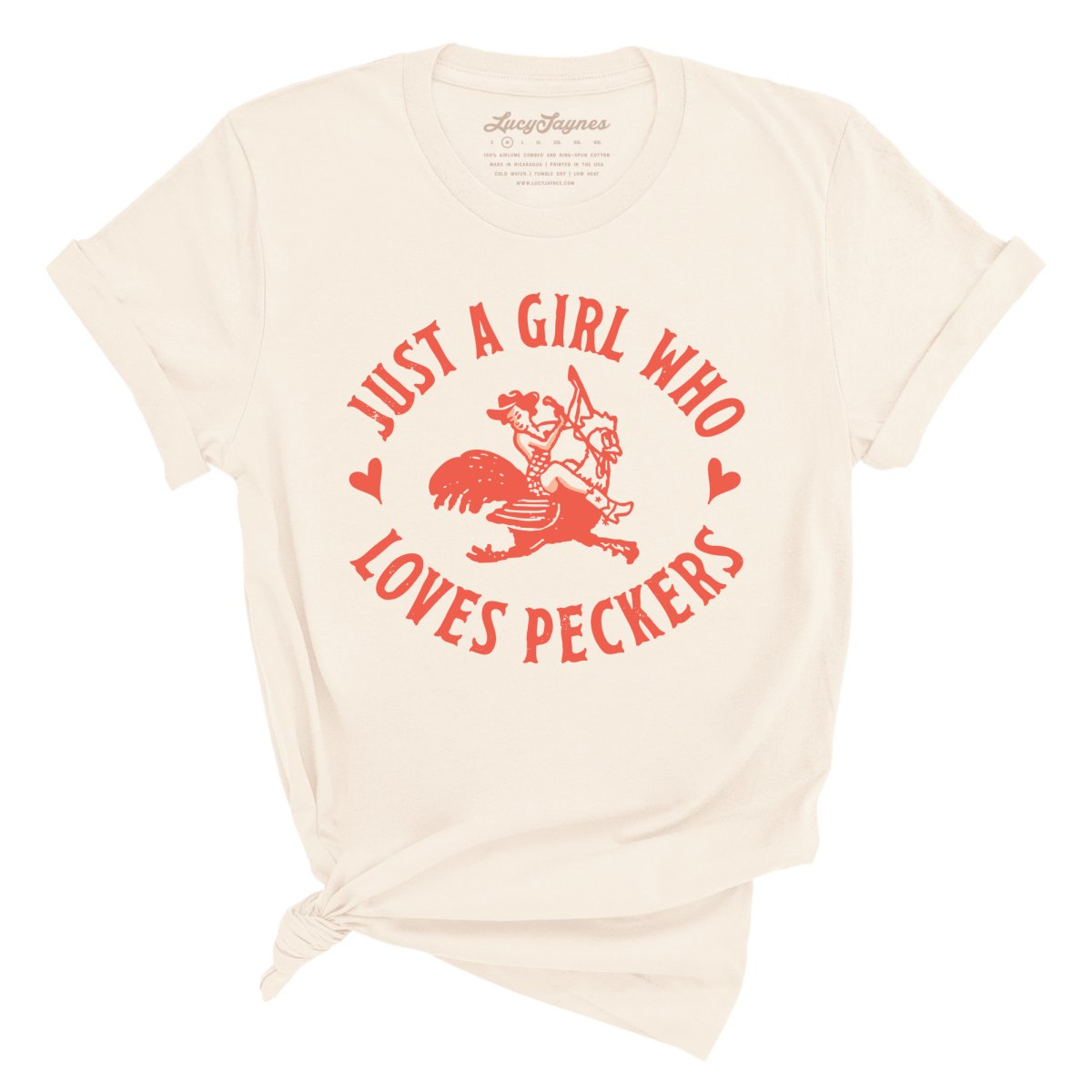 Just a Girl Who Loves Peckers Tee