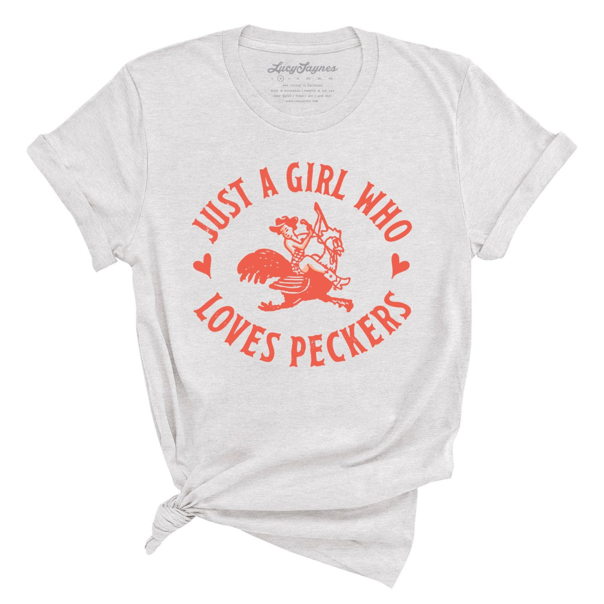 Just a Girl Who Loves Peckers Tee