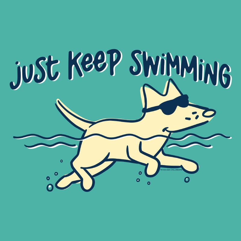 Just Keep Swimming - Ladies T-Shirt V-Neck