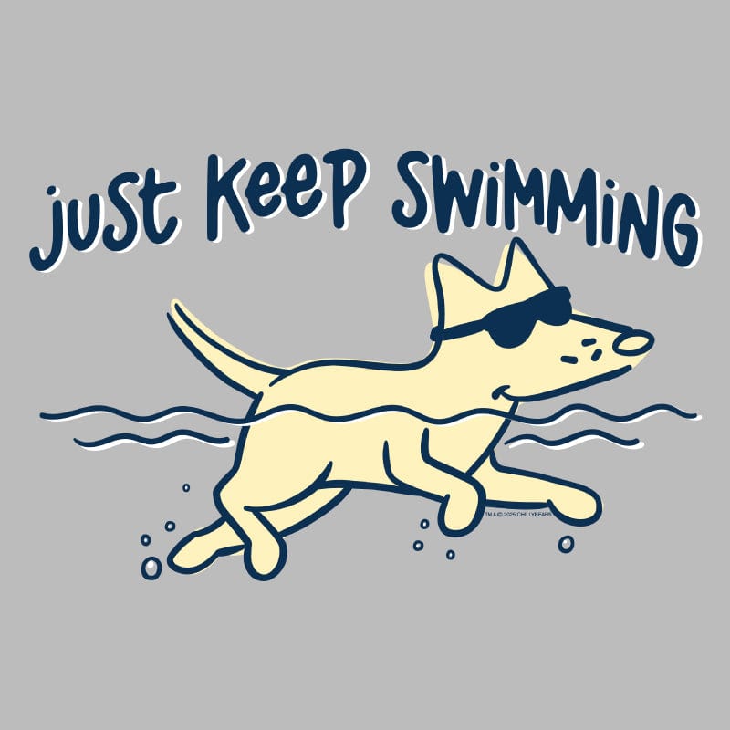 Just Keep Swimming - Ladies T-Shirt V-Neck
