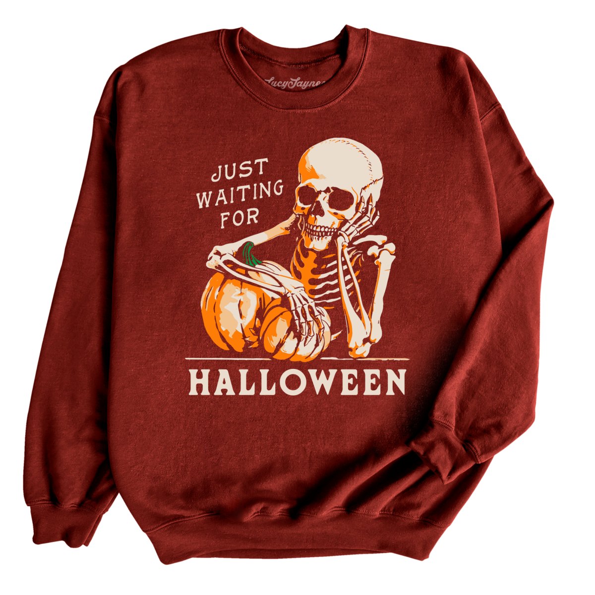 Just Waiting For Halloween Sweatshirt