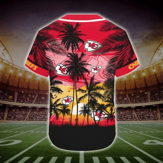 Kansas City Chiefs Tropical Baseball Jersey Gifts for Fans - lylyprint.com