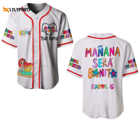 Karol G Manana Sera Bonito Baseball Jersey, Karol G Red Hair Shirt For Men Women - lylyprint.com