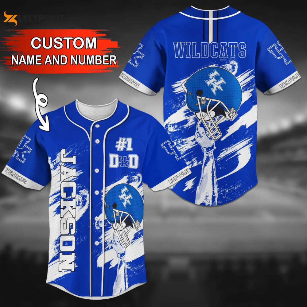 Kentucky Wildcats Personalized Baseball Jersey Gift For Men Women - lylyprint.com
