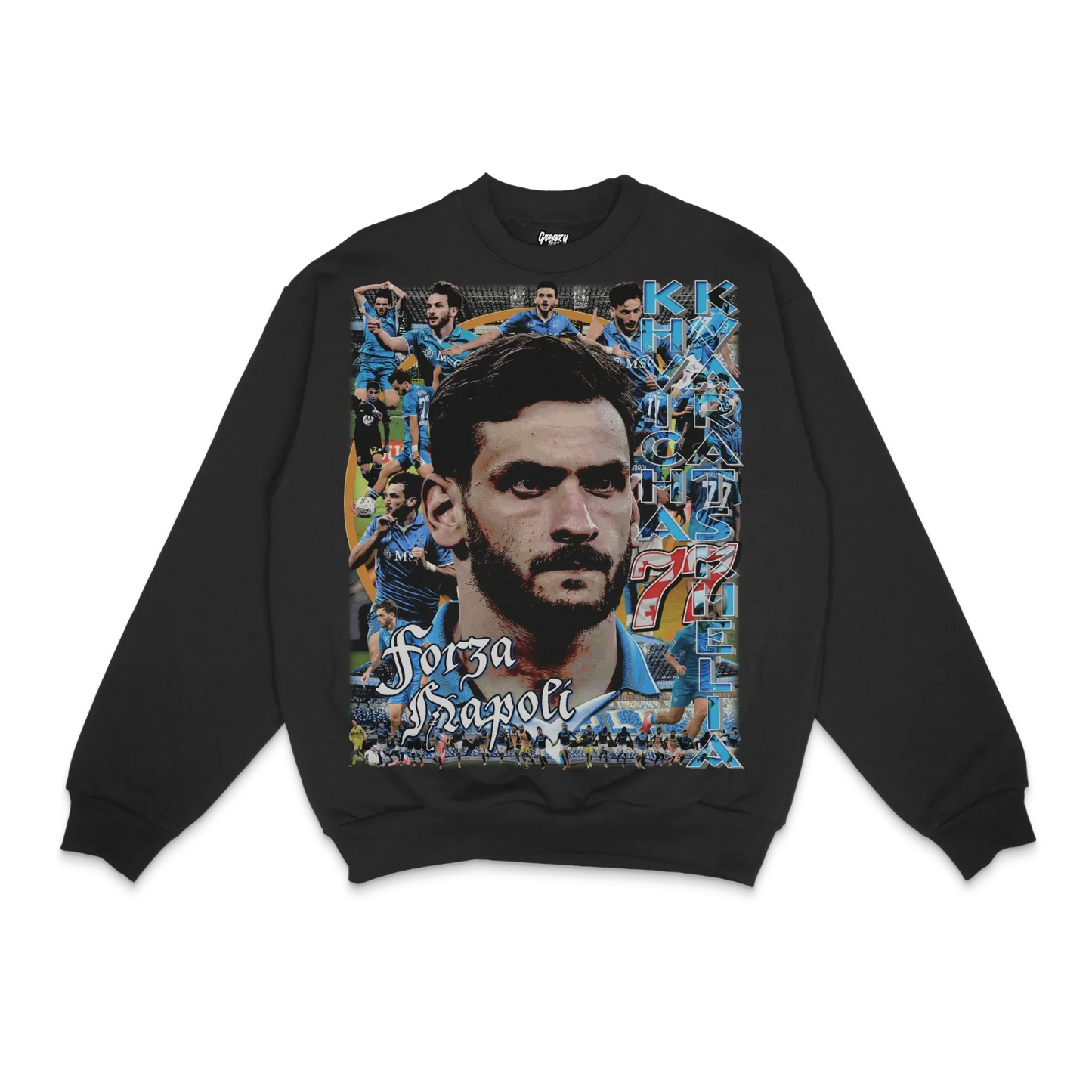 Khvicha Kvaratskhelia Napoli Crewneck Sweatshirt