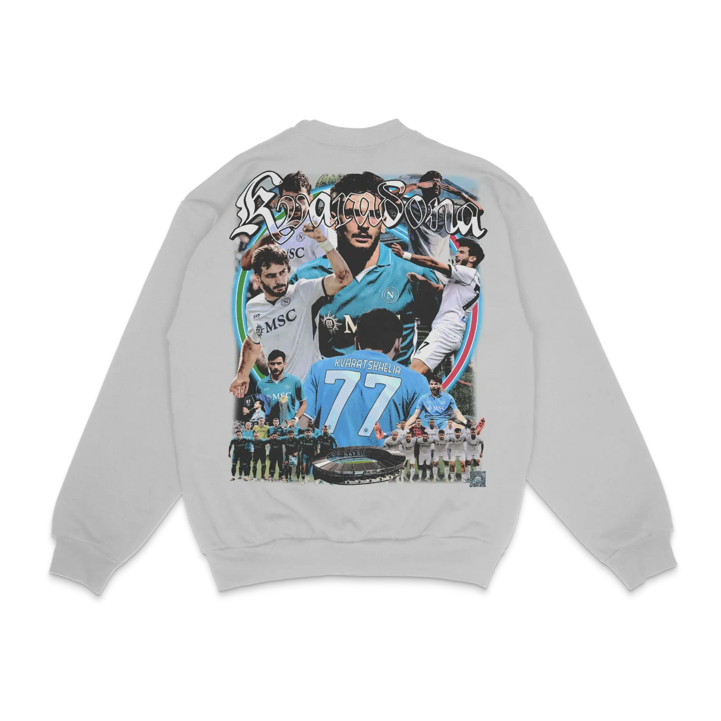 Khvicha Kvaratskhelia Napoli Crewneck Sweatshirt Style003