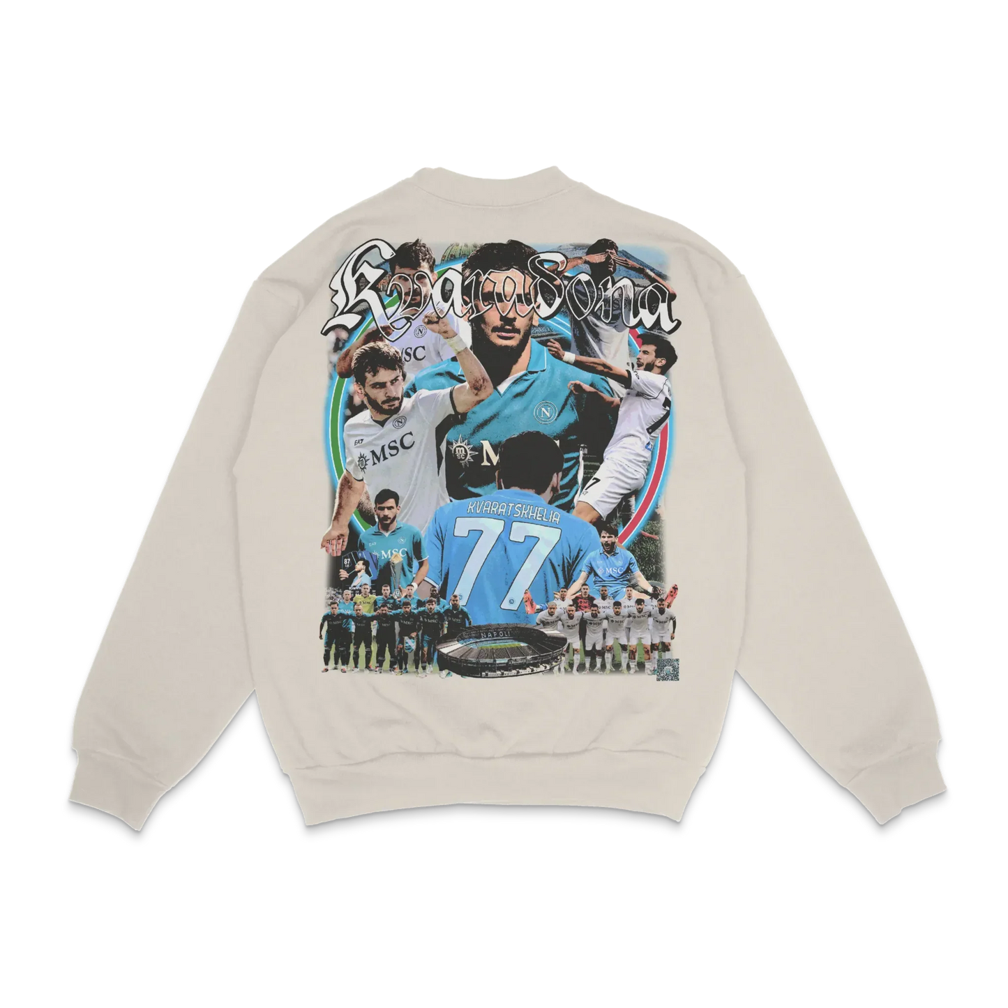 Khvicha Kvaratskhelia Napoli Crewneck Sweatshirt Style002