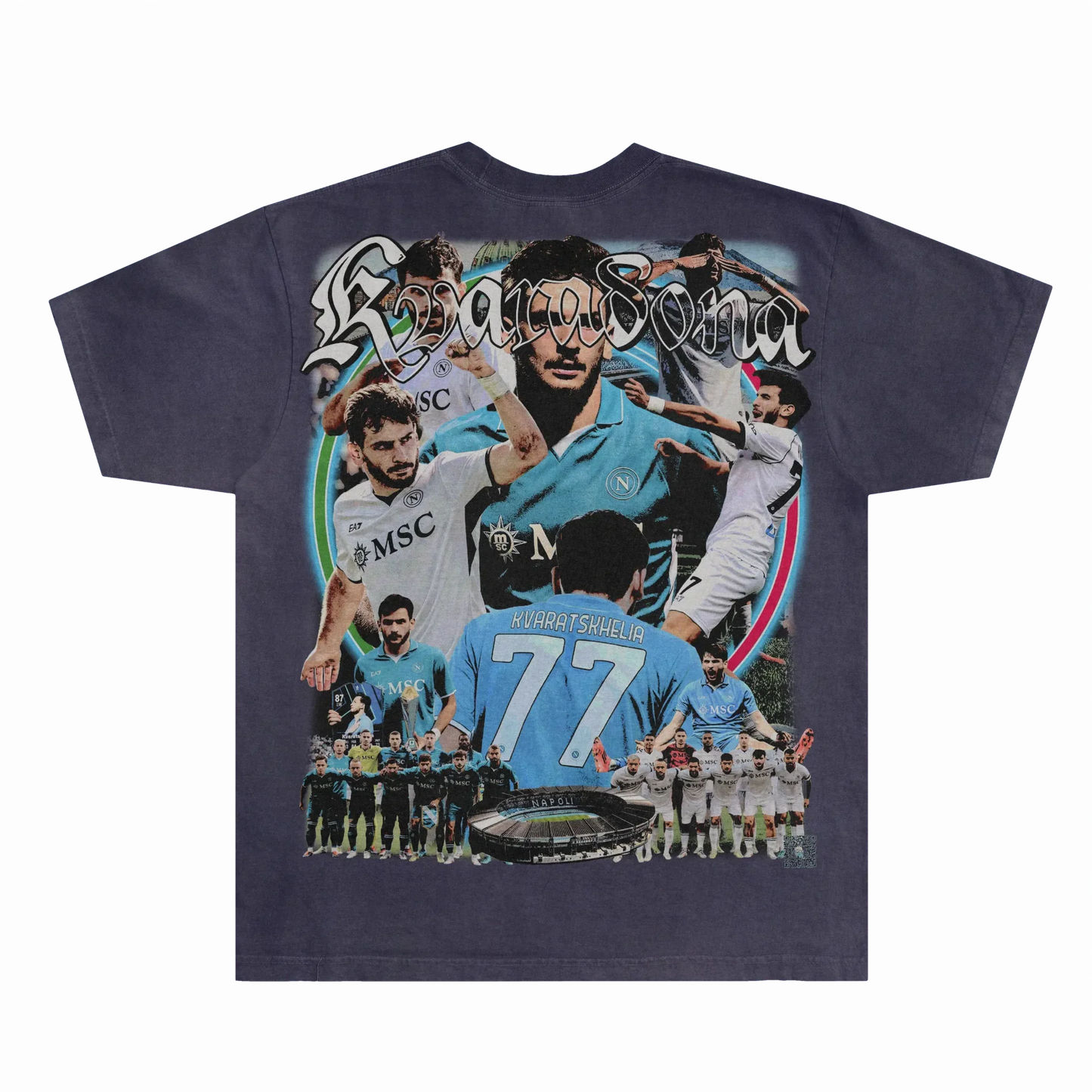 Khvicha Kvaratskhelia Napoli Tee Style005