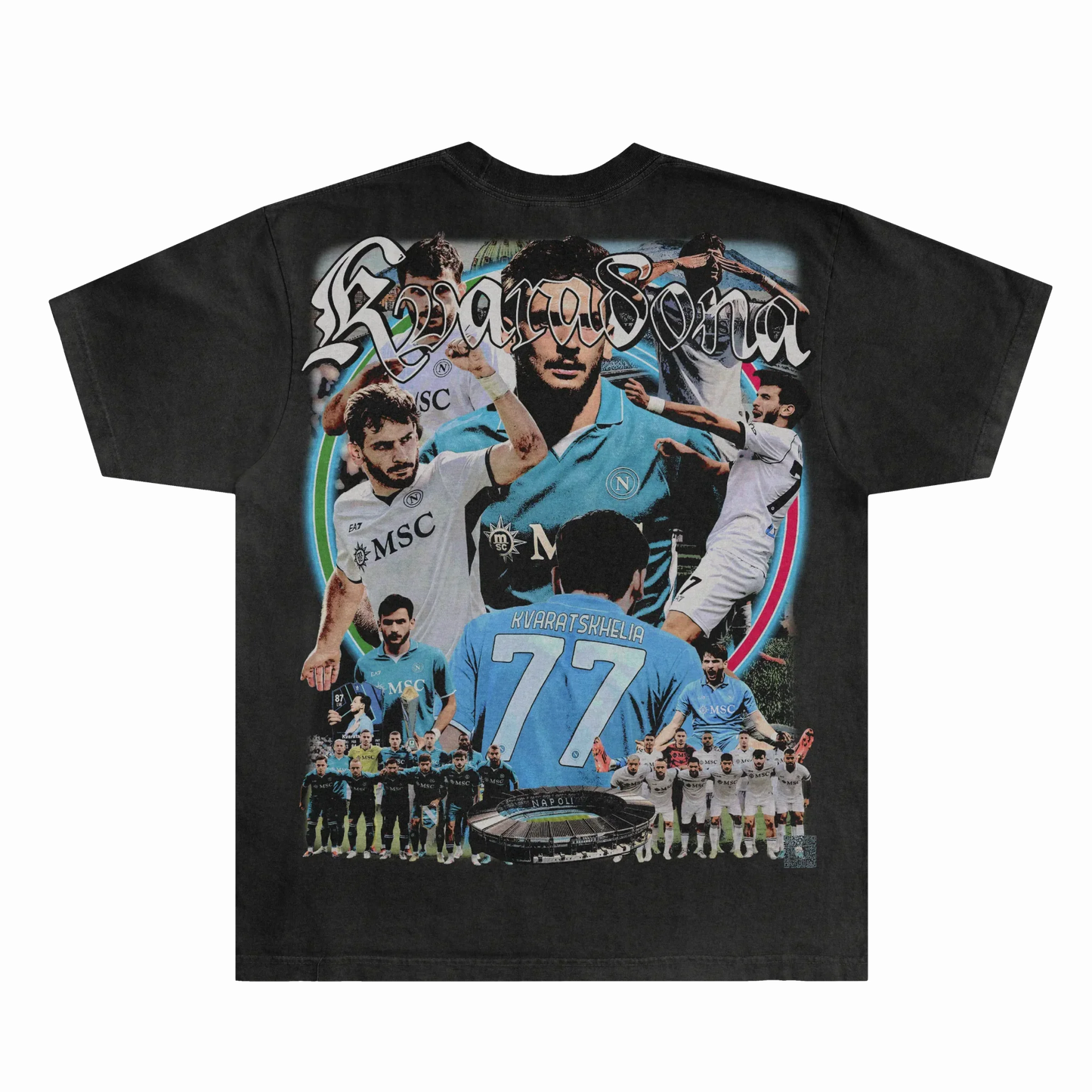 Khvicha Kvaratskhelia Napoli Tee Style004