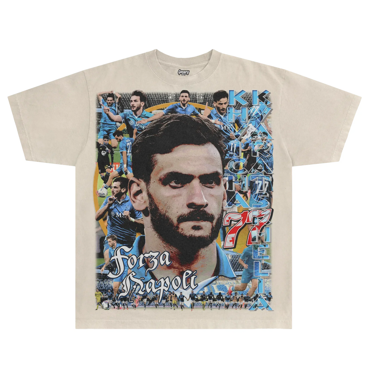 Khvicha Kvaratskhelia Napoli Tee Style003