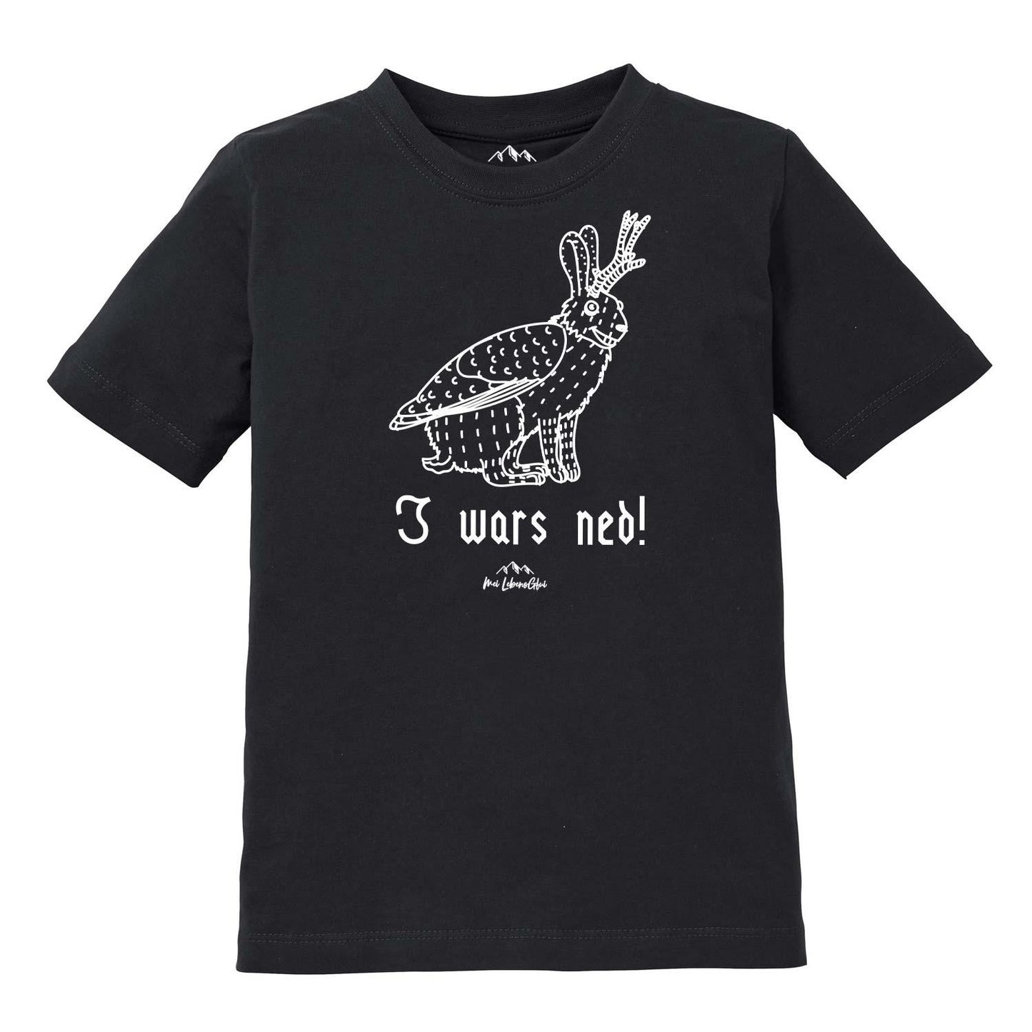 Kinder T-Shirt Wolpertinger "I wars ned"