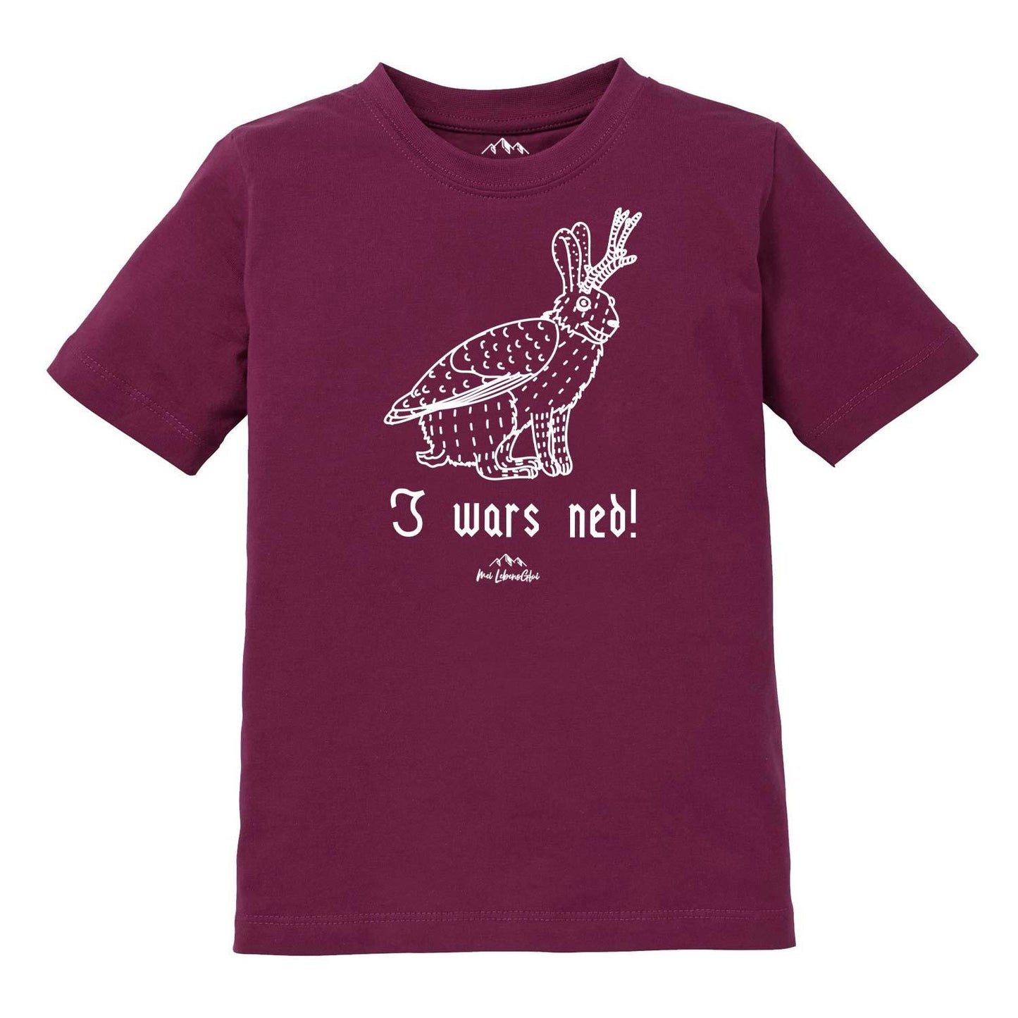 Kinder T-Shirt Wolpertinger "I wars ned"