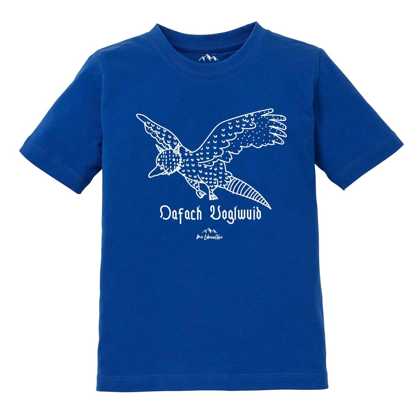 Kinder T-Shirt Wolpertinger "Oafach Voglwuid"
