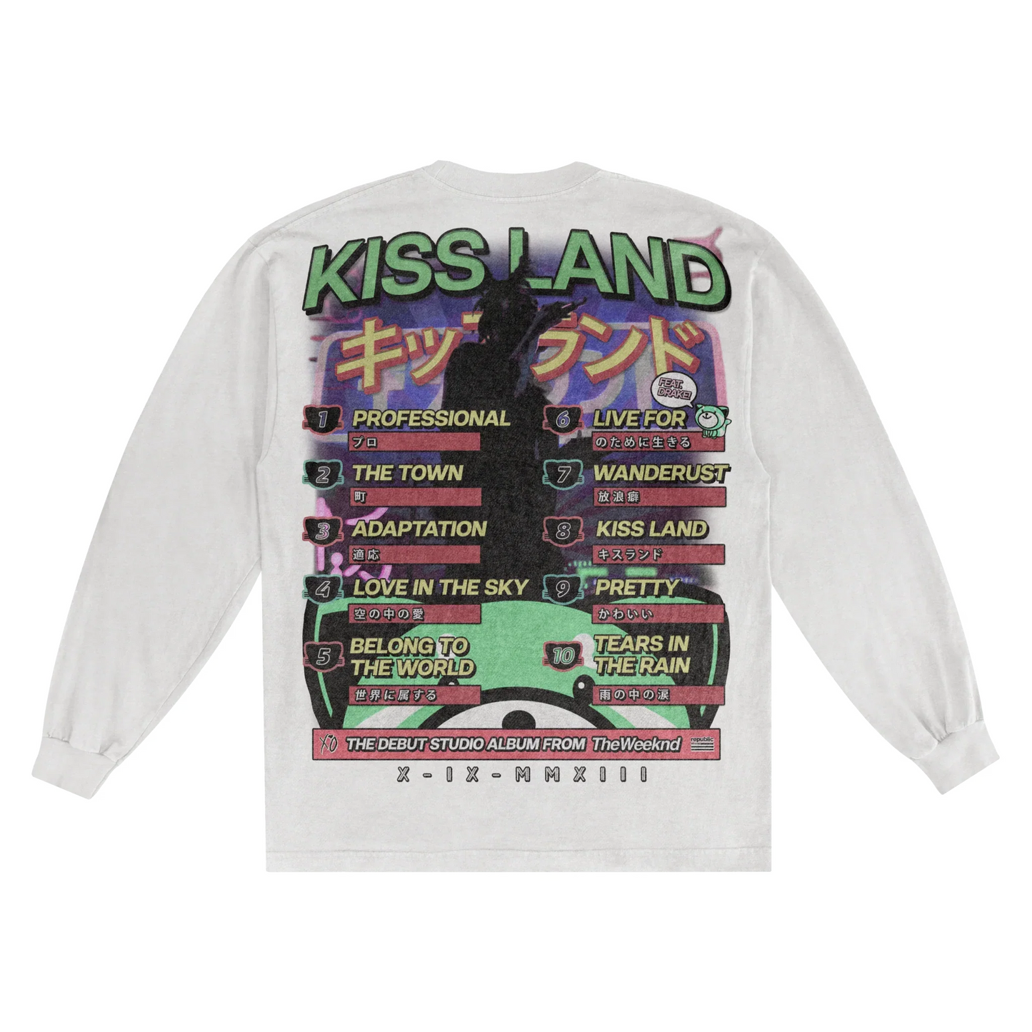 Kiss Land Long Sleeved Tee