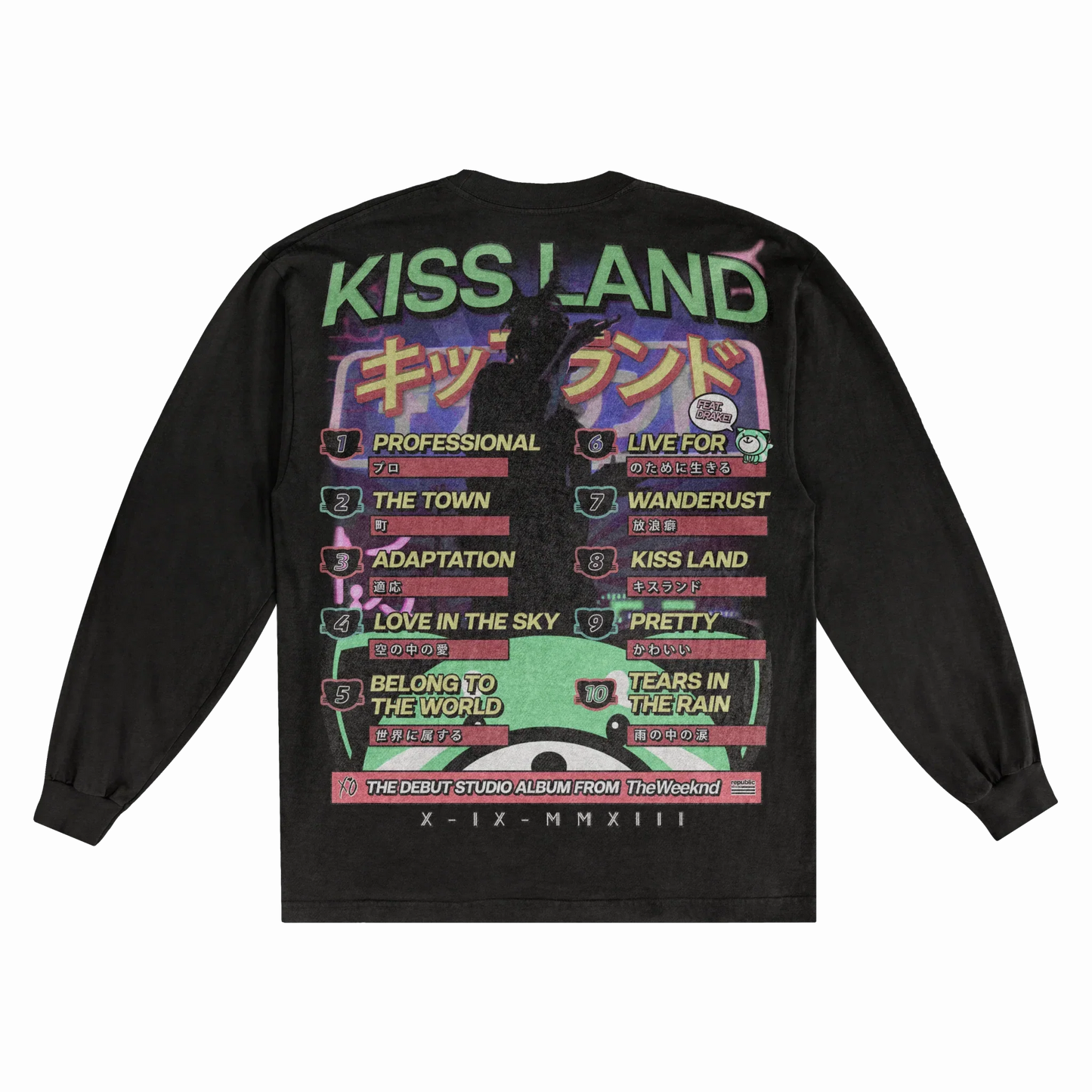 Kiss Land Long Sleeved Tee