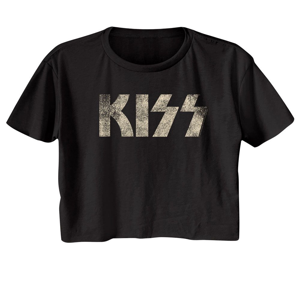 KISS - Logo Womens Crop Tee
