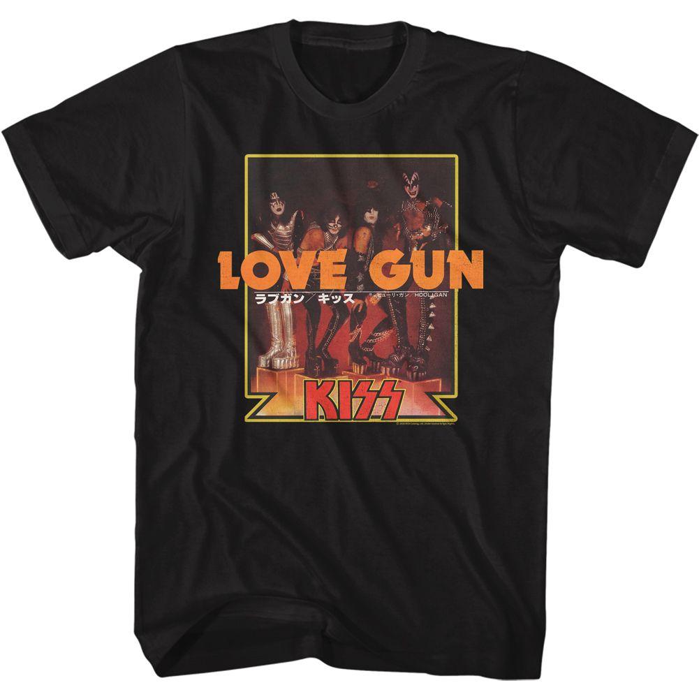 KISS Love Gun Japanese Txt T-Shirt